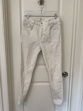 MOTHER White Skinny Jeans - Women’s Slim Fit